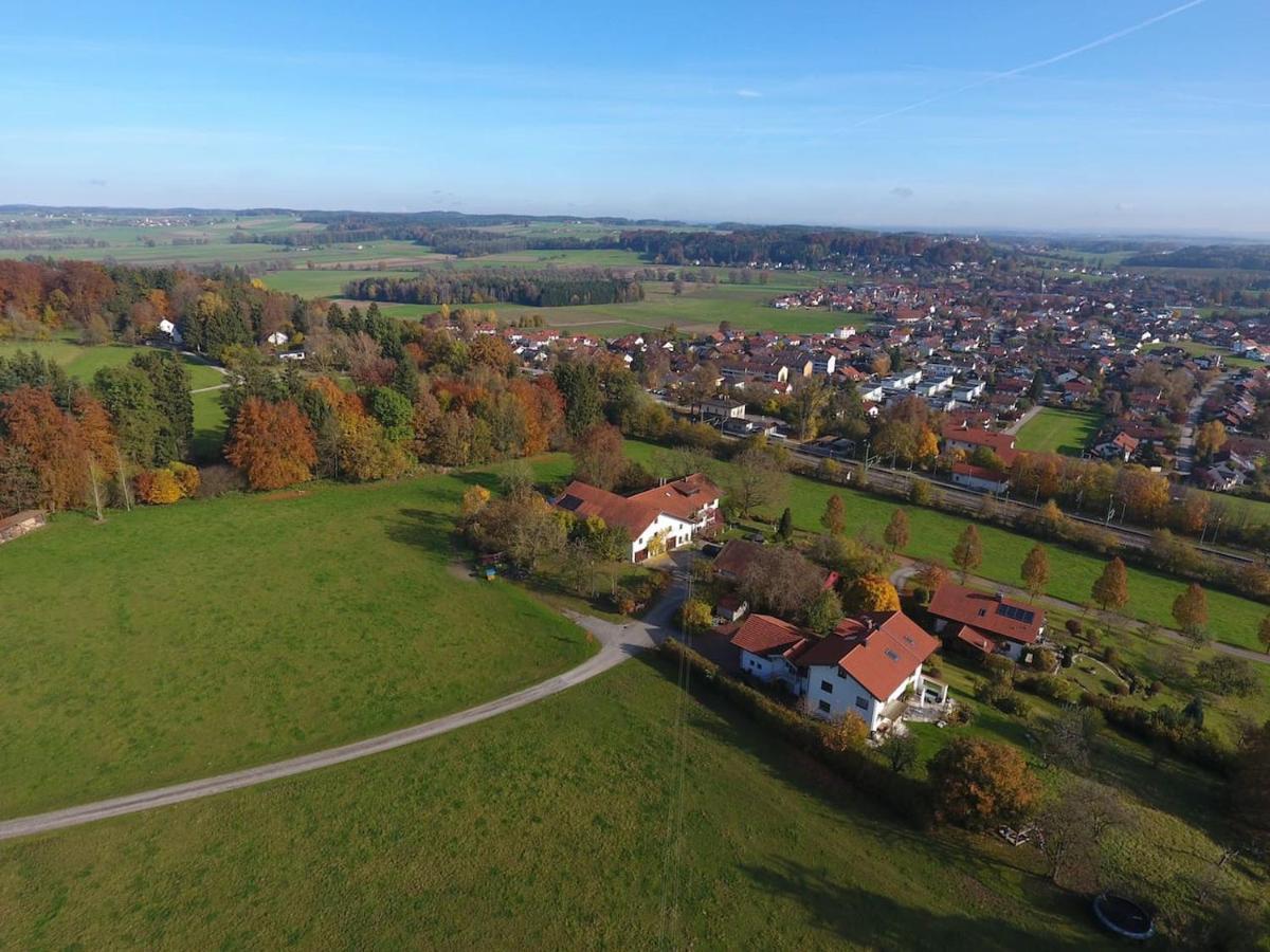 Alpenblick Nahe Muenchen Mit Outdoor Whirlpool - 21 Min Von Muenchen Mit Zug Assling 外观 照片