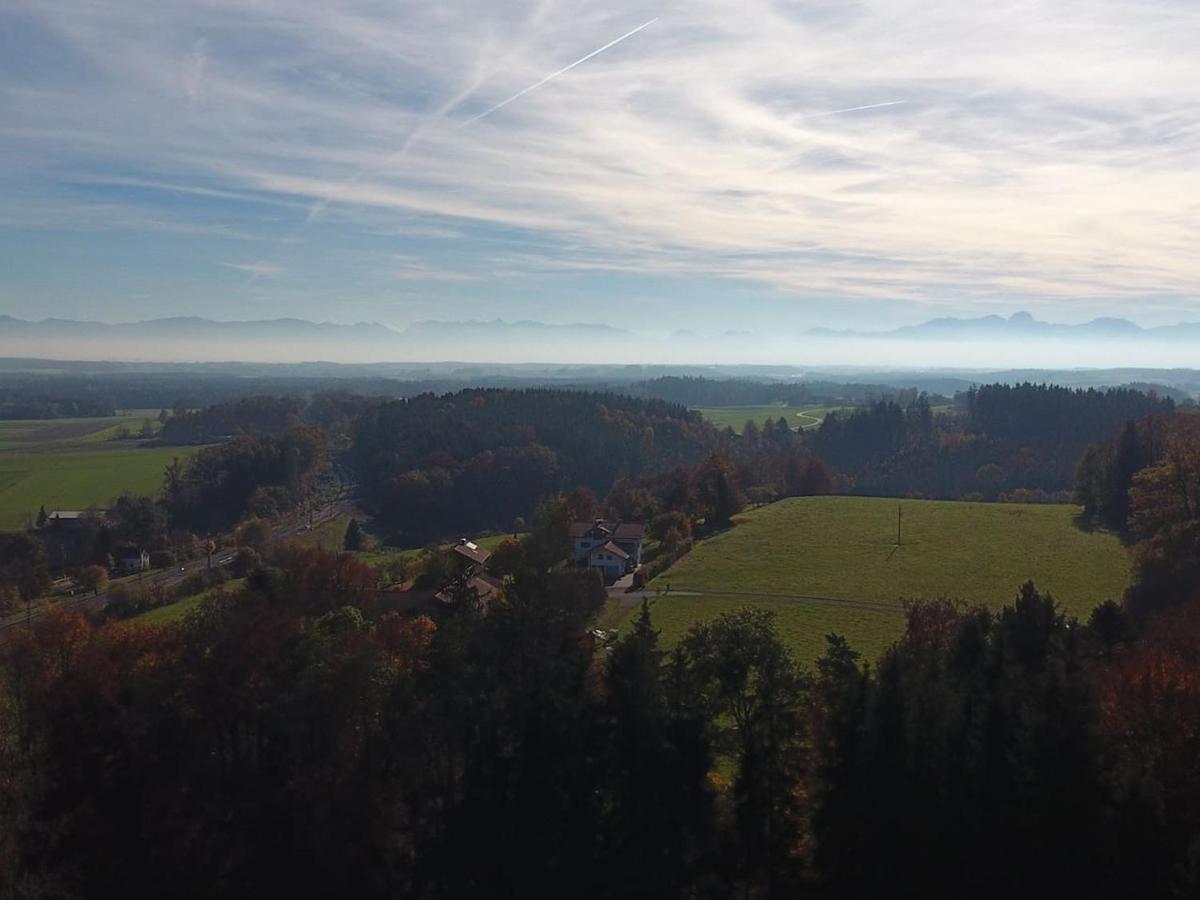 Alpenblick Nahe Muenchen Mit Outdoor Whirlpool - 21 Min Von Muenchen Mit Zug Assling 外观 照片